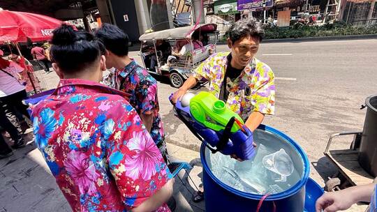 Neujahrsfest Songkran in Thailand Neujahrsfest Songkran in Thailand