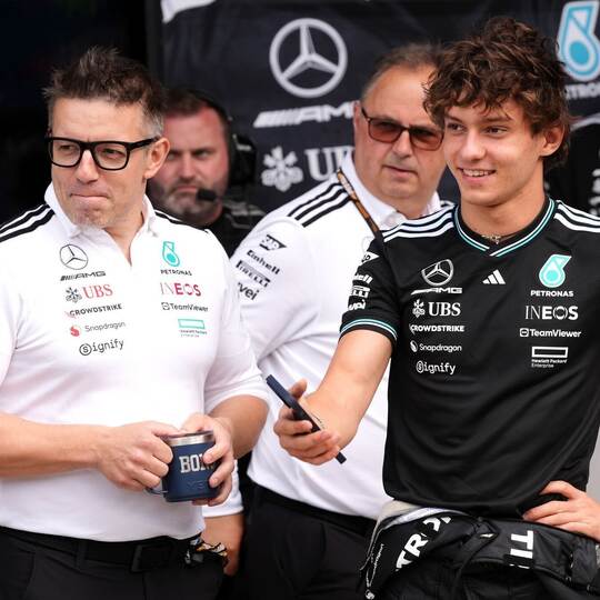 Peter Bonnington und Kimi Antonelli