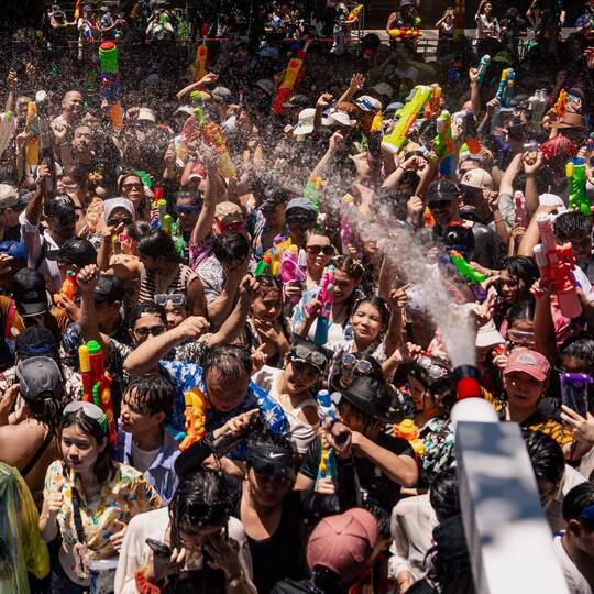 Neujahrsfest Songkran in Thailand