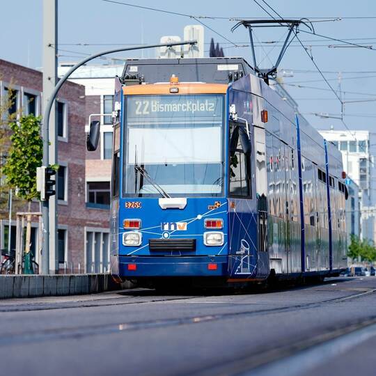 Straßenbahn in Heidelberg - Illustration
