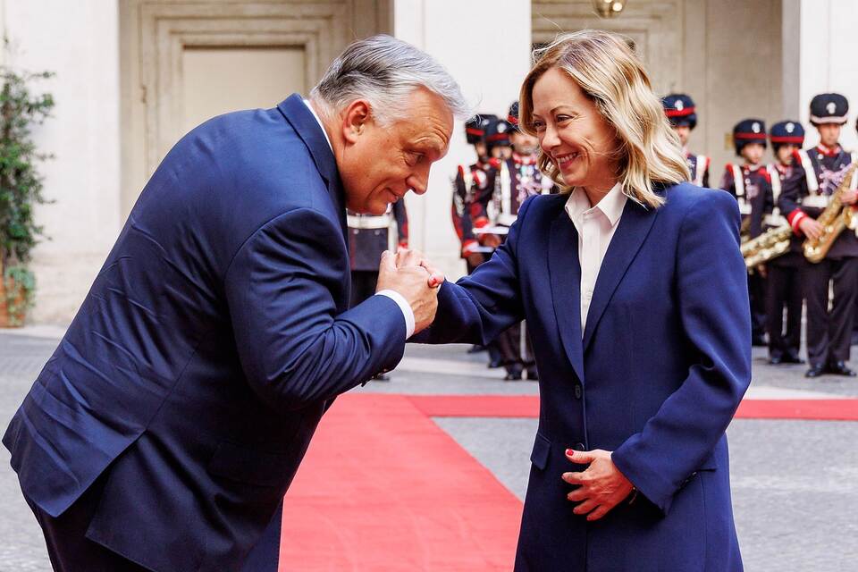 Ungarns Ministerpräsident Orban in Italien