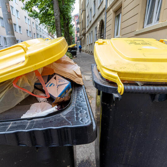 Gelbe Tonne Entsorgung
