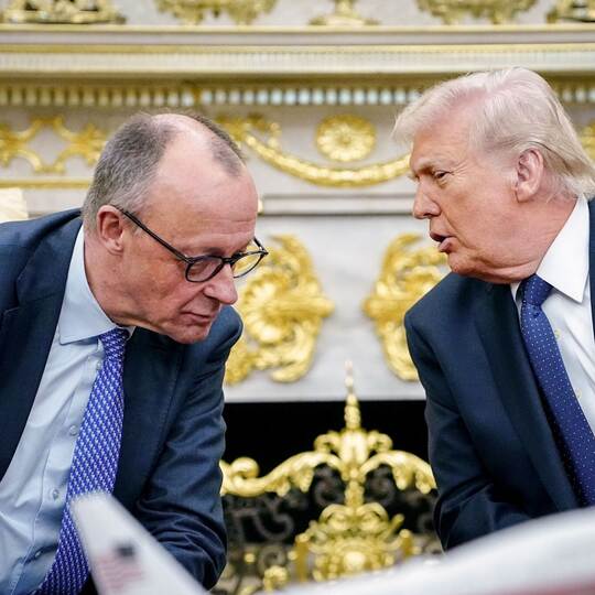 US-Präsident Trump und Bundeskanzler Merz