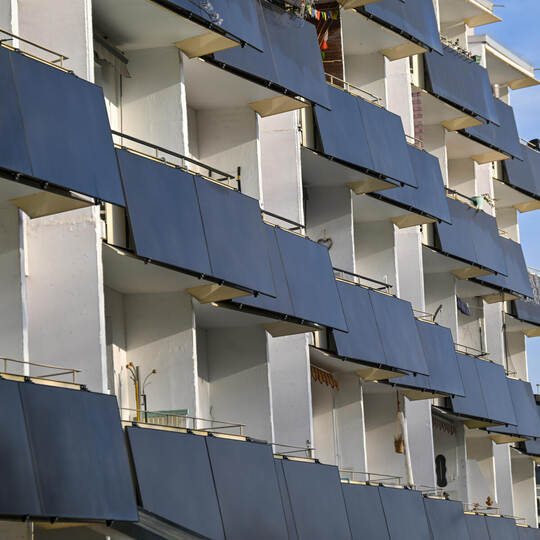 Sogenannte Balkonkraftwerke