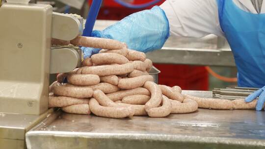 Produktion in Wurstfabrik