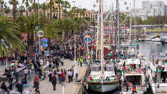 Nahostkonflikt - Gaza-Flotte in Barcelona