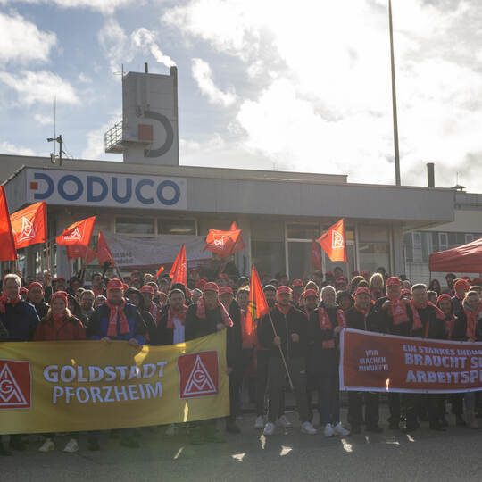 IGMetall Streik Doduco Altgefäll Pforzheim
