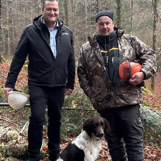 Marco Gauger (links) und Andreas Wacker ziehen gemeinsam für „Das perfekte Dinner“ an einem Strang. Stadtverwaltung Bad Wildbad