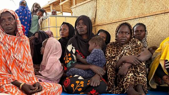 Flüchtlinge aus Darfur im Tschad