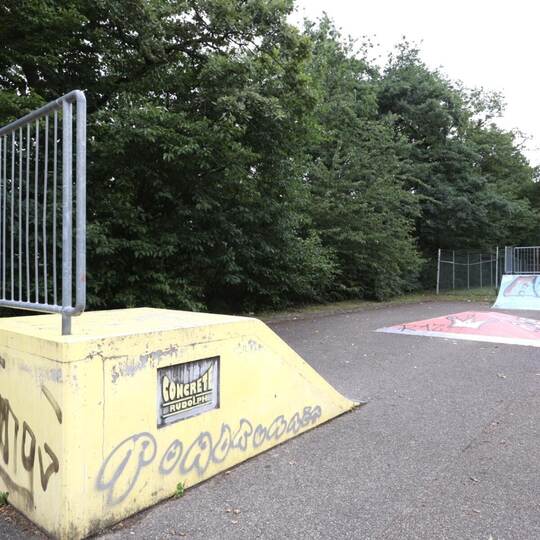 So hat die Skateanlage am Millitärdepot Huchenfeld ausgesehen. Foto: Meyer