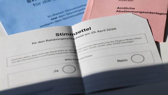 Olympia-Bewerbung KölnRheinRuhr - Stimmzettel