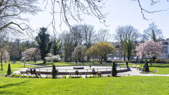 Pforzheim am Sonntag zur Mittagszeit