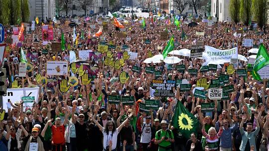 Demonstration für Erneuerbare Energien - München