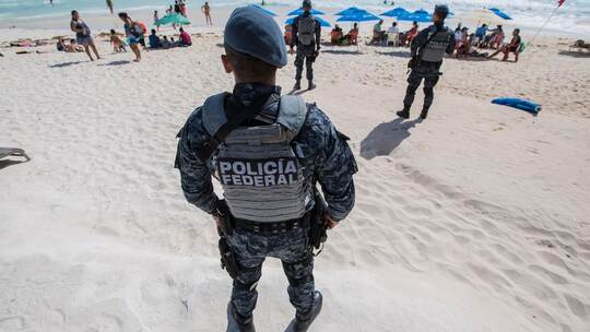 Polizist in Cancún