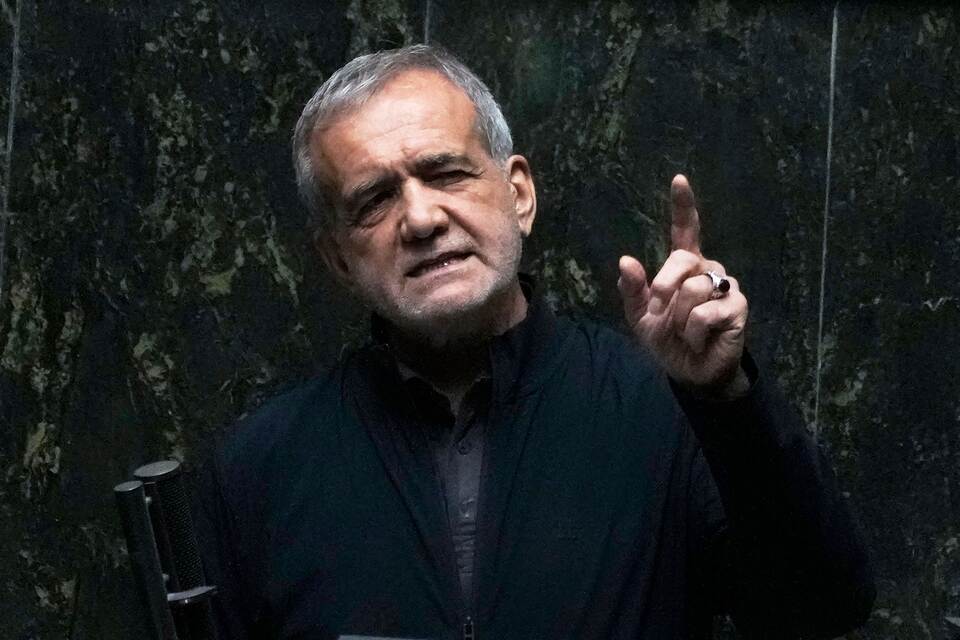 Irans Präsident Peseschkian