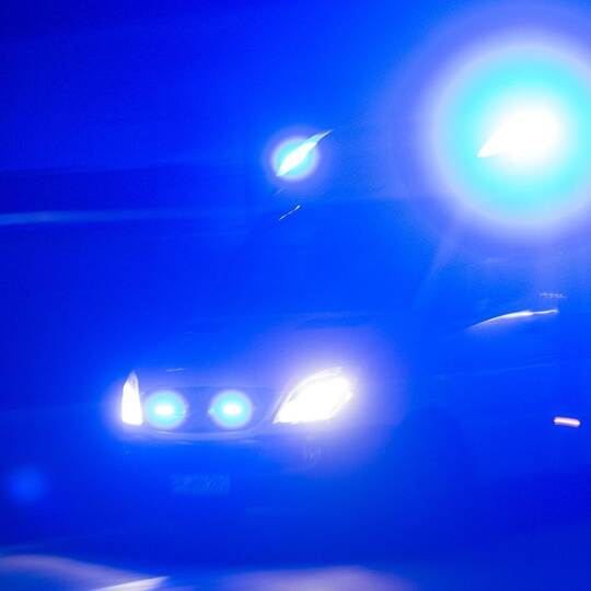 Rettungswagen mit Blaulicht