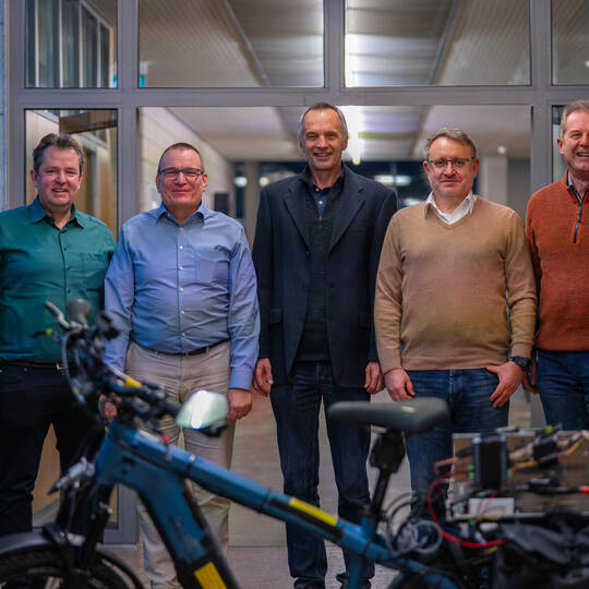 Wechsel am ISBT: Dekan Professor Ingolf Müller, Professor Stefan Hillenbrand, Professor Peter Kohmann, der neue Institutsleiter