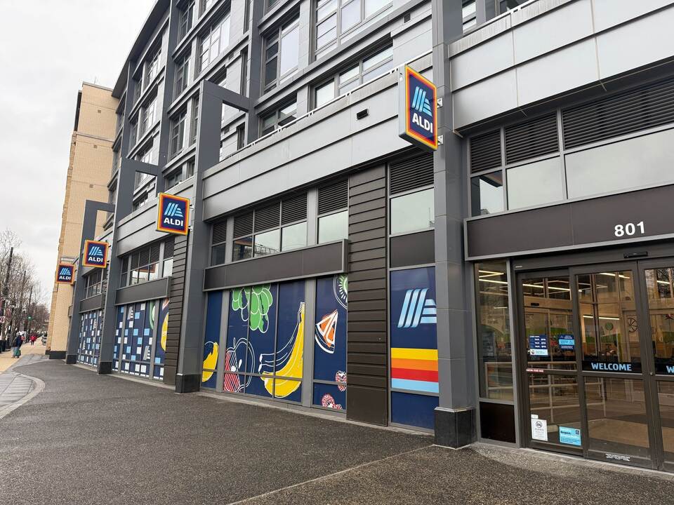 Filiale des deutschen Discounters Aldi in Washington