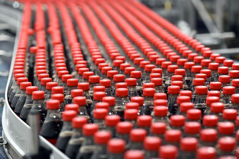 Produktionsstandort von Coca-Cola in Mannheim