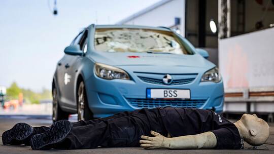 Björn Steiger Stiftung mit Crashtest