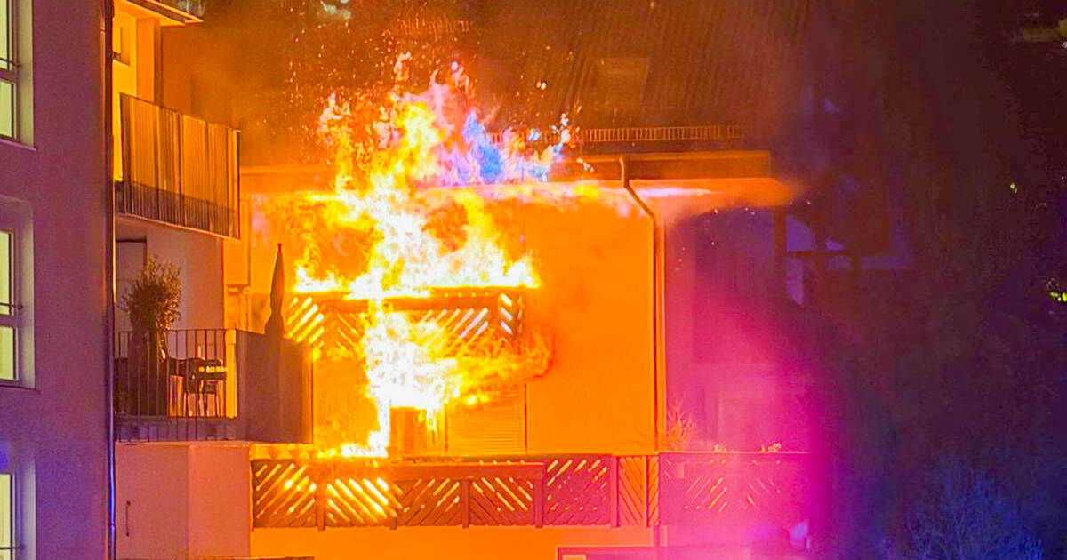 Apartment building in Bad Herrenalb in flames: €300,000 in damages