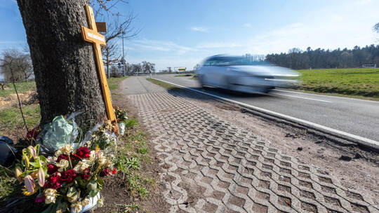 Unfallstelle L346 Oberlengenhardt