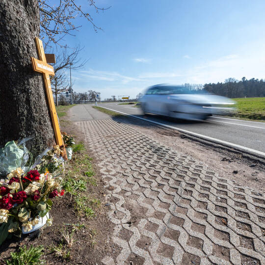 Unfallstelle L346 Oberlengenhardt