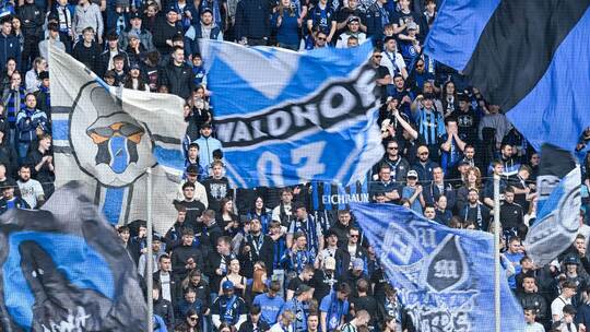 Fanblock des SV Waldhof Mannheim