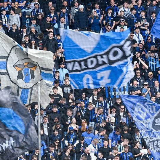 Fanblock des SV Waldhof Mannheim