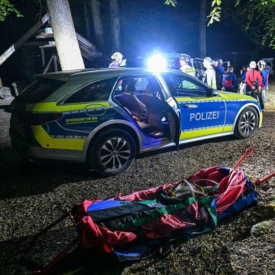 Kletterunfall an der Burgruine Rosenstein in Heubach