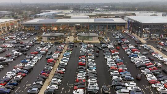 Britischer Parkplatz