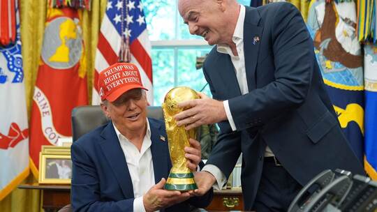 Donald Trump und Gianni Infantino