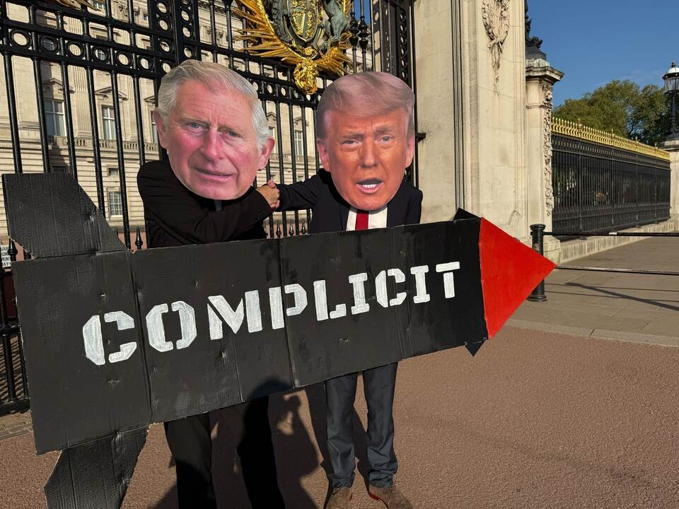 König Charles in den USA - Protest der „Stop Trump Coalition“