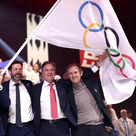 Nach den Olympischen Winterspielen - Frankreich