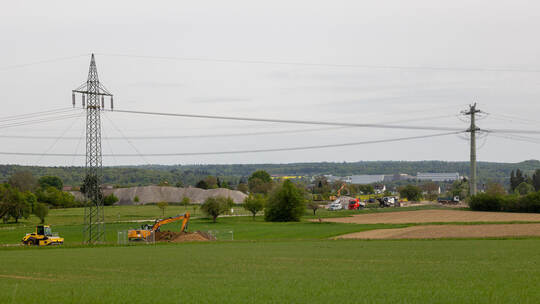 Strommast Kieselbronn Geplanter Abbau