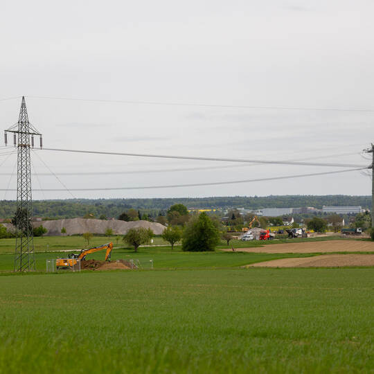 Strommast Kieselbronn Geplanter Abbau