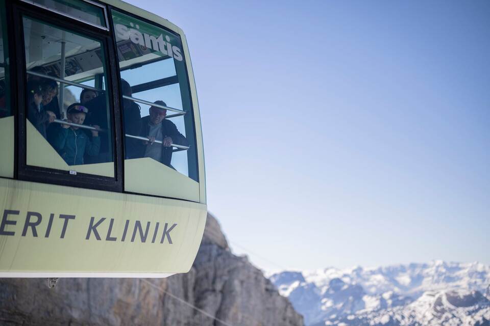 Säntis-Schwebebahn stellt Betrieb ein – neue Bahn im Bau