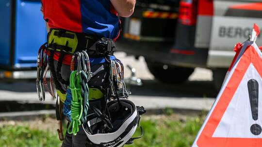 Rettungseinsatz in Falkensteiner Höhle