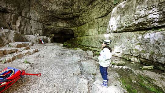 Rettungseinsatz in Falkensteiner Höhle