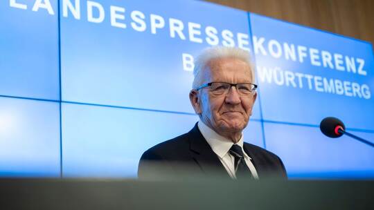 Landespressekonferenz mit Ministerpräsident Kretschmann