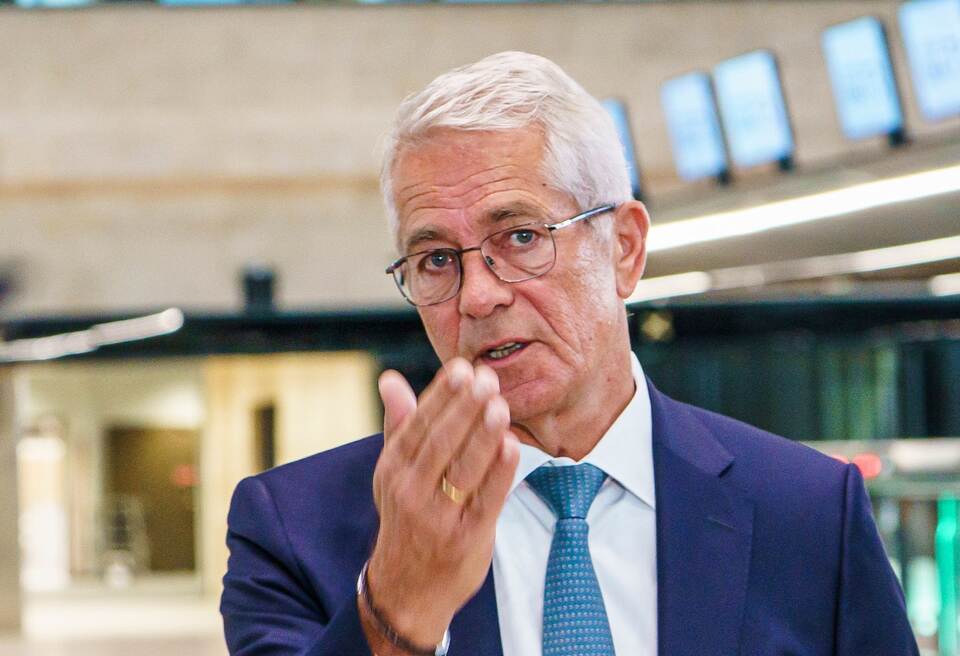 Fraport-Chef am neuen Frankfurter Flughafenterminal 3