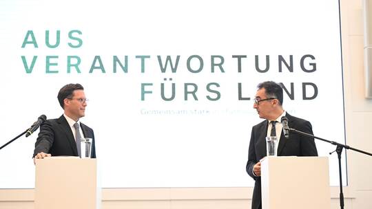 Vorstellung Koalitionsvertrag in Baden-Württemberg