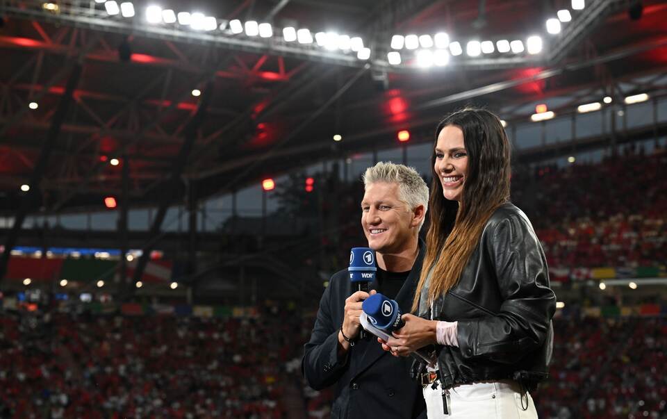 Bastian Schweinsteiger und Esther Sedlaczek