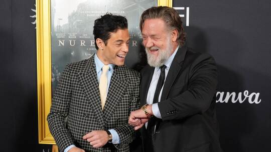 Rami Malek (l) und Russell Crowe Rami Malek (l) und Russell Crowe