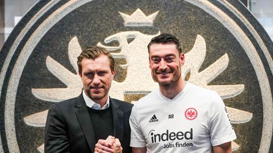 Markus Krösche und Albert Riera