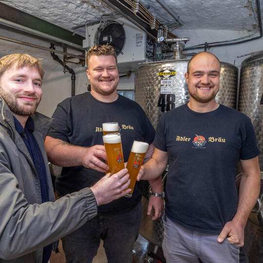 Vorverkostung Sommerbier Adlerbräu