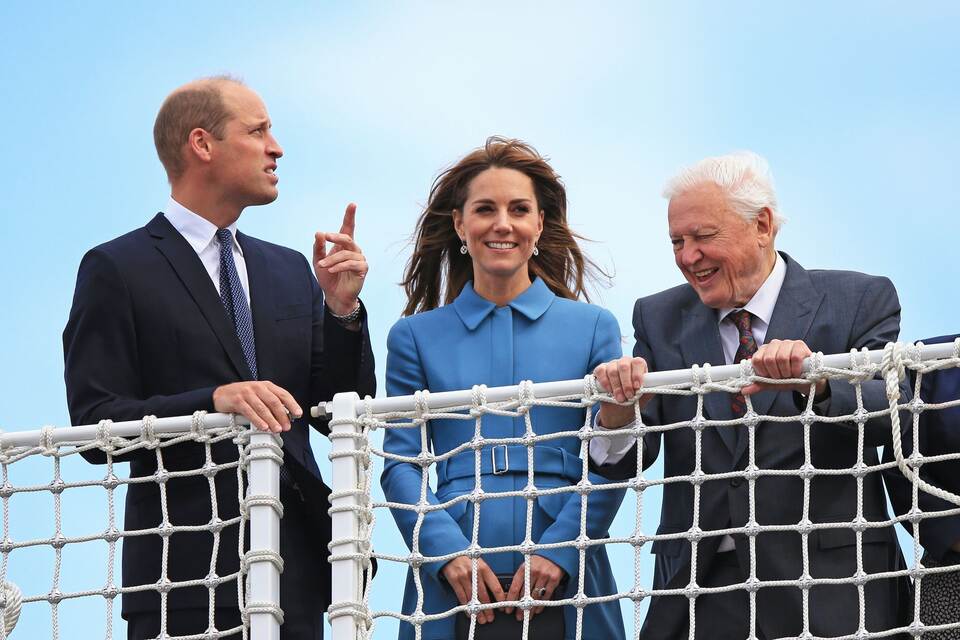 Royals bei der Schiffstaufe Royals bei der Schiffstaufe