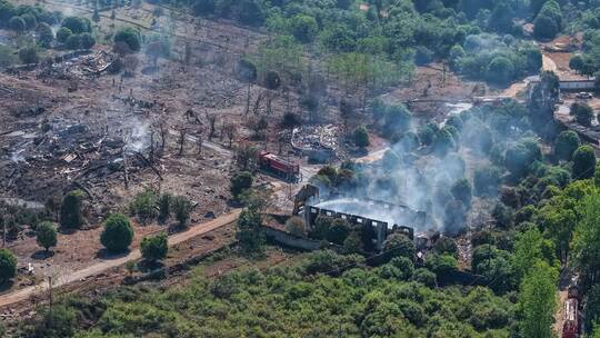Explosion in Feuerwerksfabrik in China