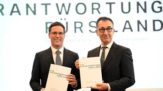 Vorstellung Koalitionsvertrag in Baden-Württemberg