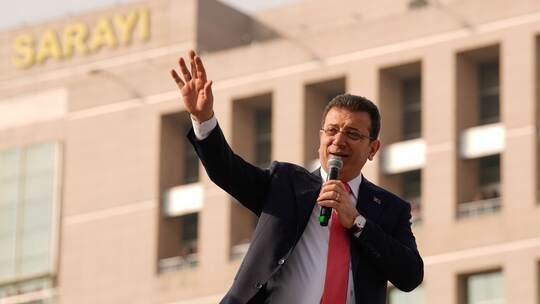 Istanbuls Bürgermeister Ekrem Imamoglu vor seiner Inhaftierung